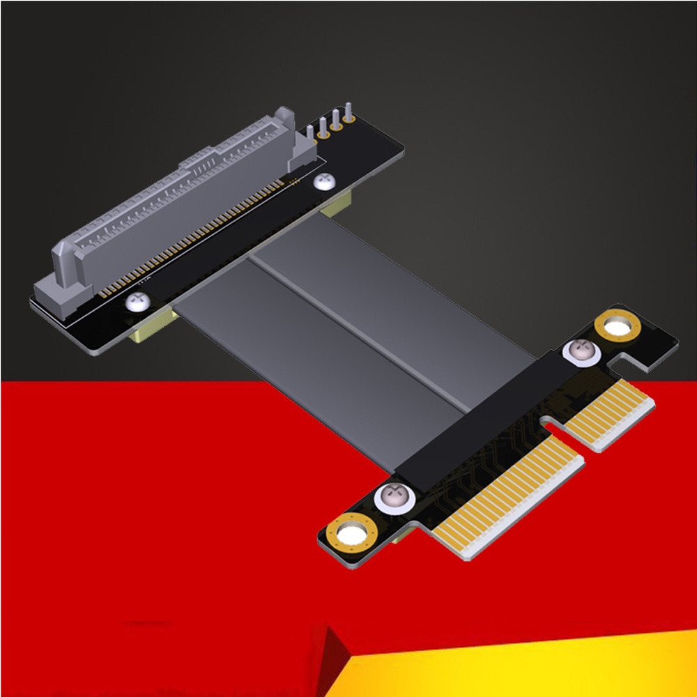 Jual MCC PCIE Riser Cable SFF-8639 U.2 to PCI Express 3.0 X4 32Gbps ...