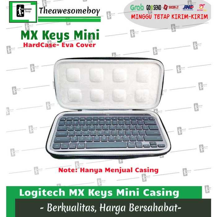 Jual Logitech MX Keys Mini Keyboard Hard Case Casing Travel EVA Cover ...