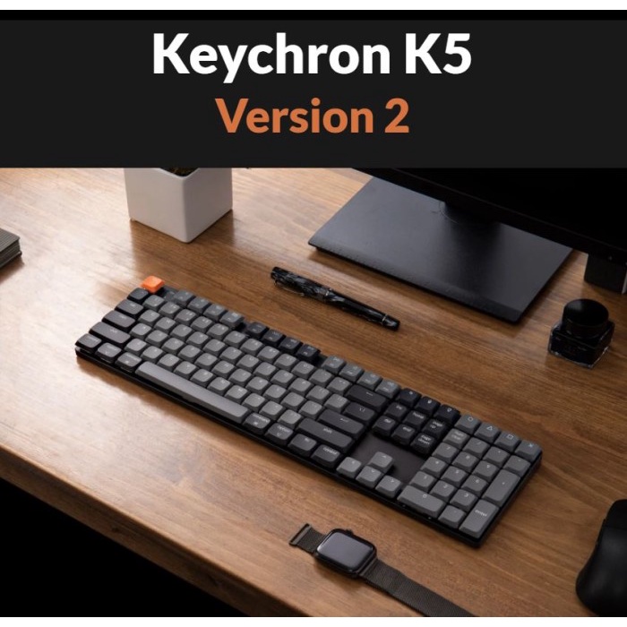 Jual Keychron K5 version 2 QMK Full Size Low Profile Wireless ...