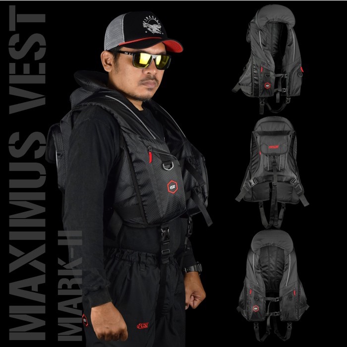 Jual Good Life Jacket Rompi Pelampung Firecast Maximus Vest | Shopee ...