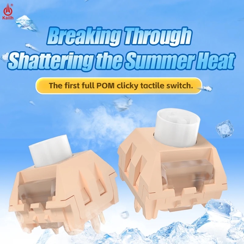 Jual VOT Box Crushed Ice Keyboard Switch Full Pom Tactile 5Pins ...