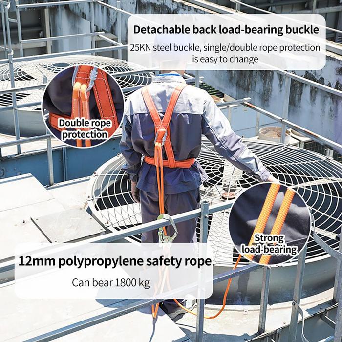 Jual Safety Body Harness Hook/ Safety Belt Proyek/Sabuk keselamatan ...