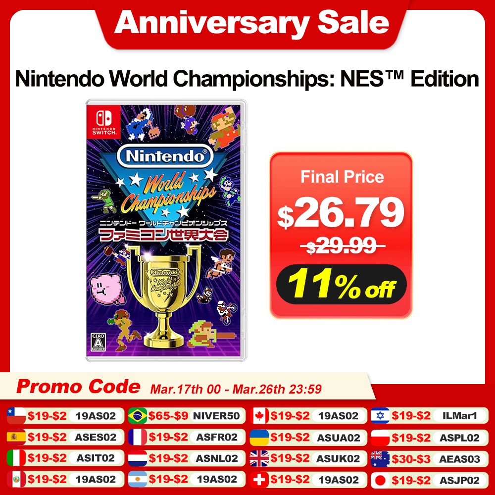 Jual Nintendo World Championships: Nes Edition Nintendo Switch Game ...