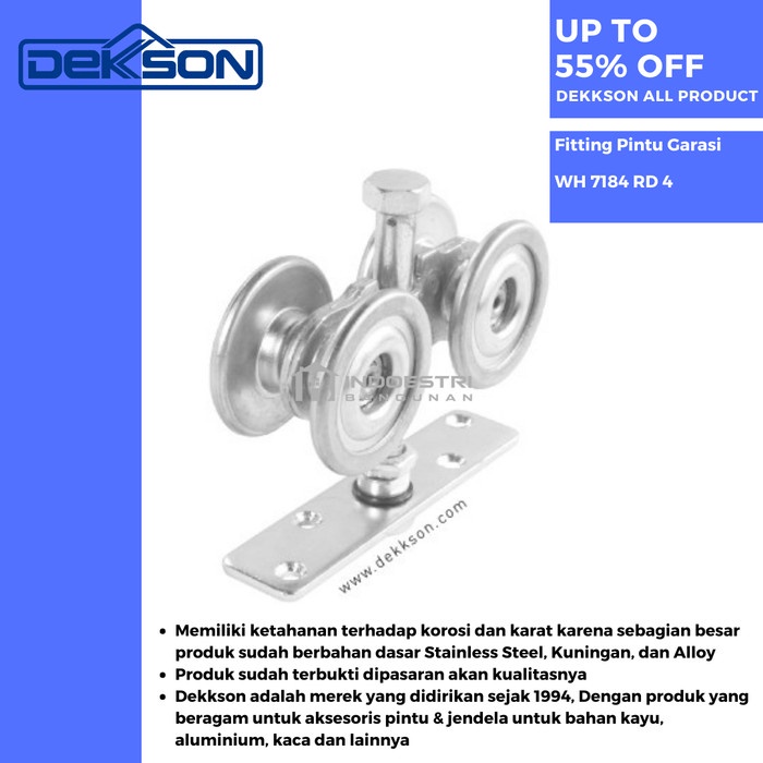 Jual Roda Atas Lipat Tengah Dekkson WH 7184 RD 4 (Pintu Garasi ...