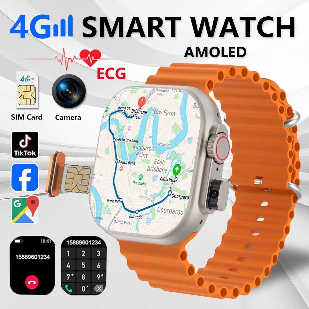 Jual 2025 New 4G Network Smart Watch Gps Google Play Ip67 Waterproof ...