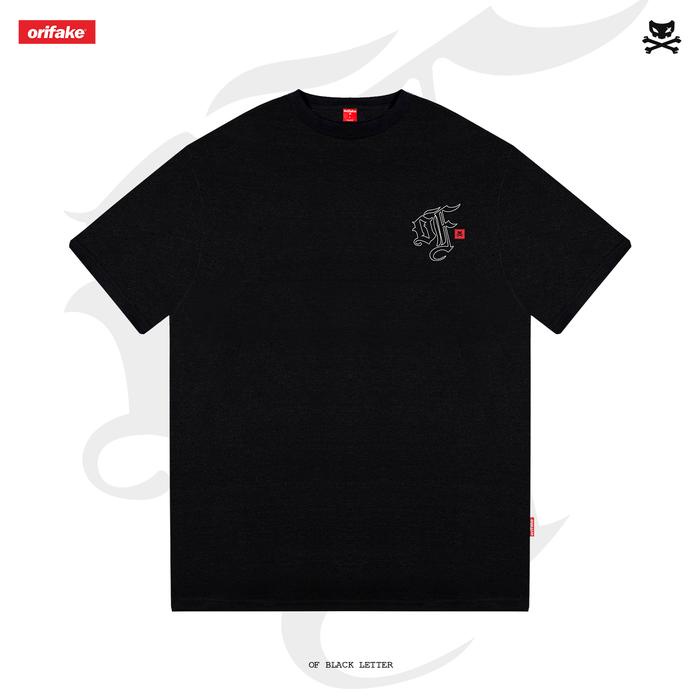 Jual Orifake - T-Shirt OF Black Letter 200gsm | Shopee Indonesia