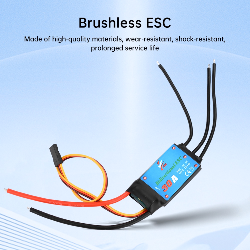 Jual 20A/30A/40A/50A Bi-directional Brushless ESC For Remote Control Of ...