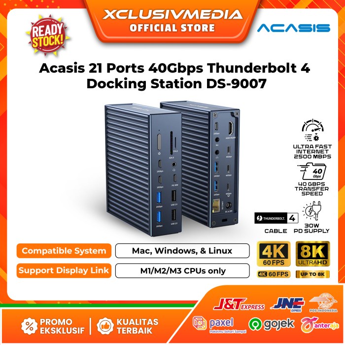 Thunderbolt 4 Docking Station (96W) Voor 2 Extra 4K Schermen - View #13