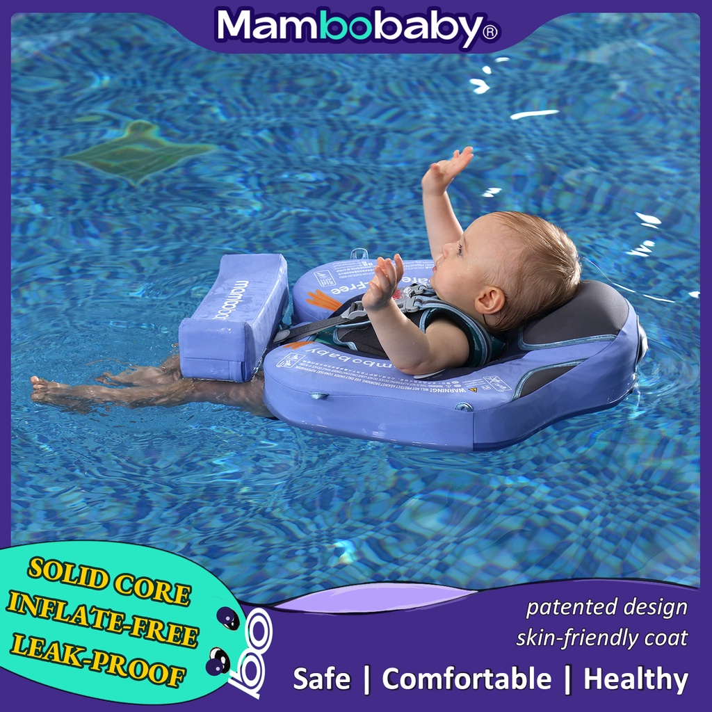 Jual Mambobaby Baby Pool Float Blackproof Pool Mat For Infant Non ...