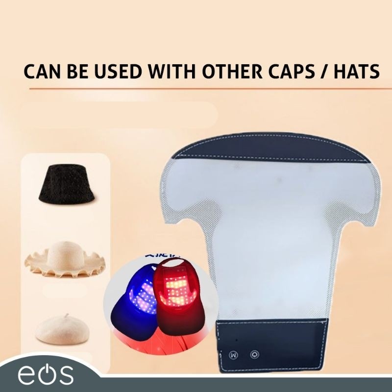 Jual Red and Blue lht cap hat topi penumbuh rambut LED lht theraphy hat ...