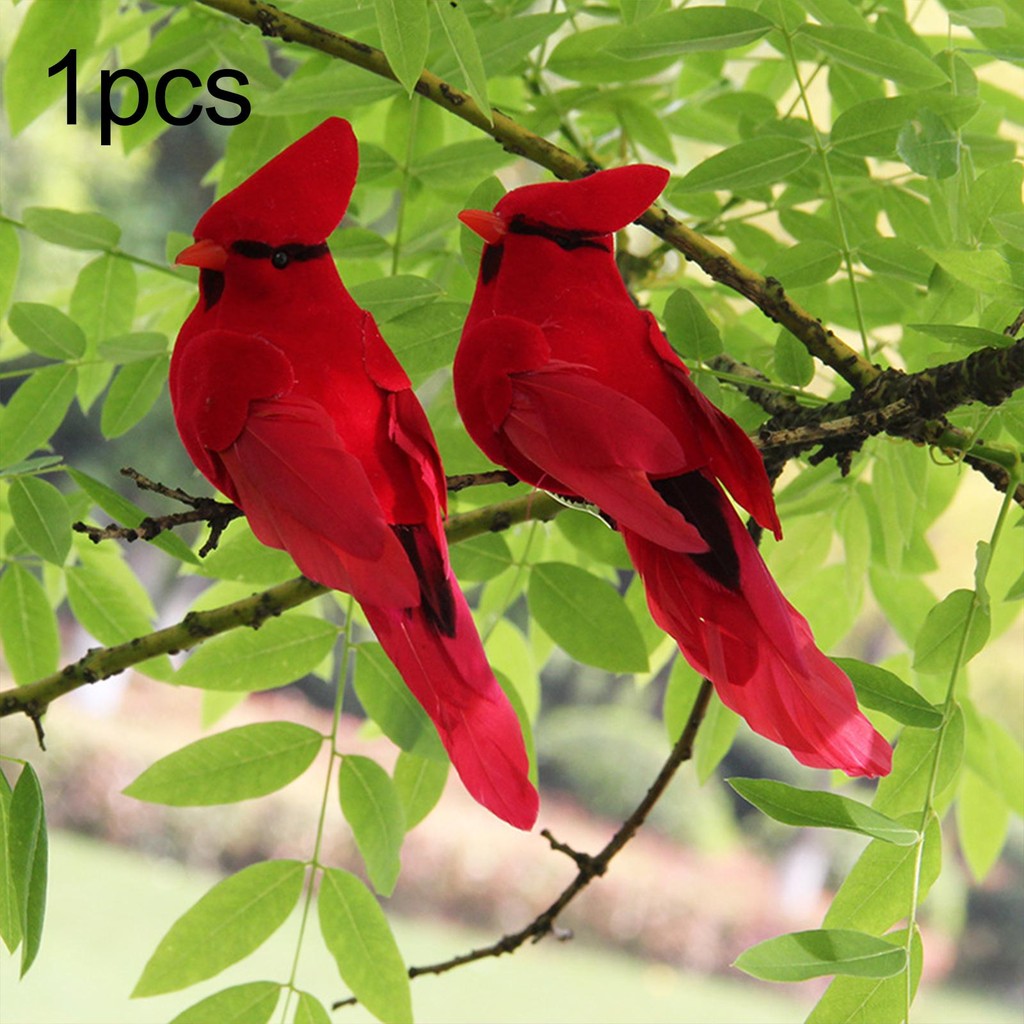 Jual Simulation Bird Figurines Cute Fake Birds Craft For Garden Home ...