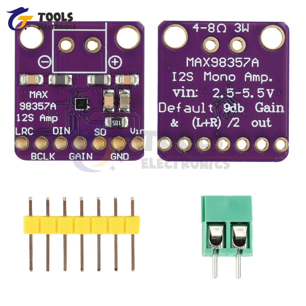 Jual MAX98357 I2S Audio Amplifier Module Audio Amplifiers Filterless ...