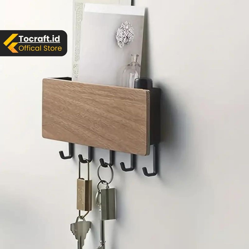 Jual Ruparupa Craft Tcid Gantungan Kunci Tempat Remote Hp Kayu ...