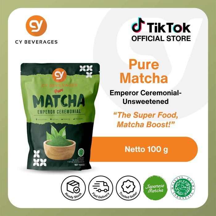 Jual CY Pure Matcha Emperor Ceremonial Powder 100g | Shopee Indonesia