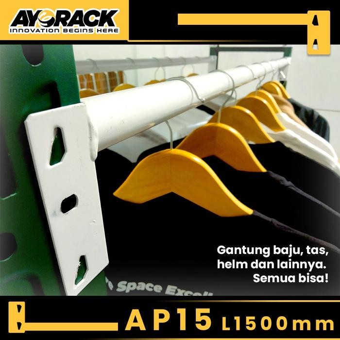 Jual AYORACK POLE AP15 - BEAM GANTUNGAN PAKAIAN TIANG RAK GUDANG TIANG ...