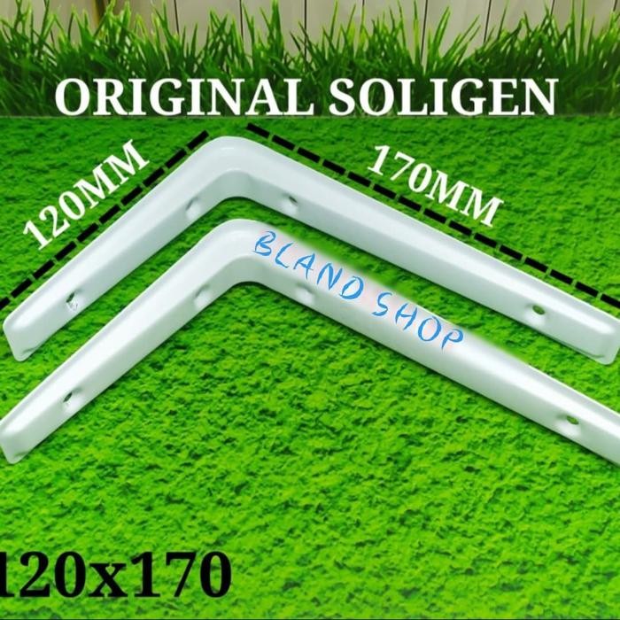 Jual PREMIUM SIKU RAK SOLIGEN TEBAL ORIGINAL 120MMX170MM | Shopee Indonesia