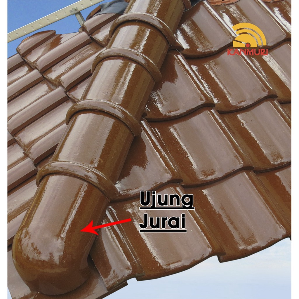 Jual Ujung Jurai Natural Kanmuri Espanica Milenio Aksesoris Genteng ...