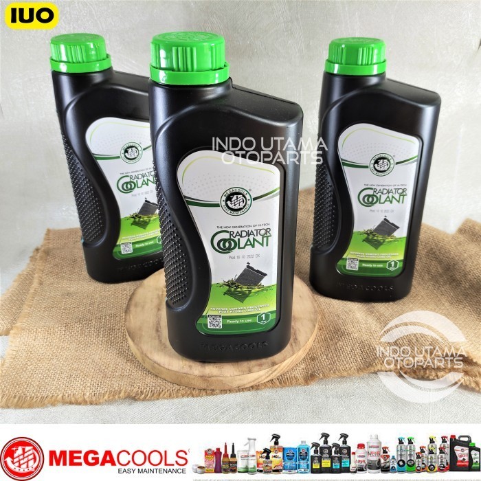 Jual Air Radiator Coolant MegaCools Green Megacool 1L | Shopee Indonesia