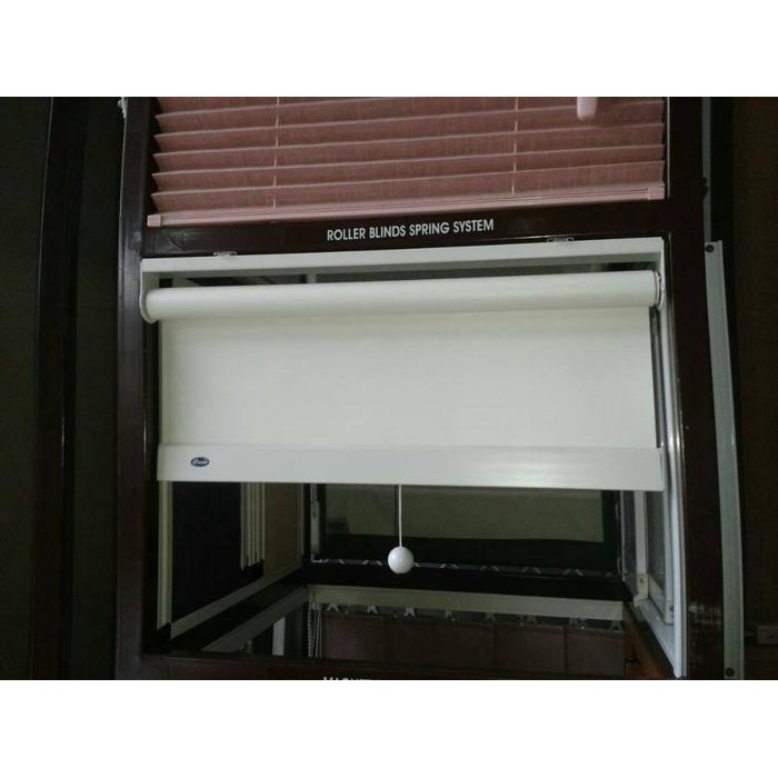 Jual Roller blind spring one touch seri blackout ( tidak tembus ...