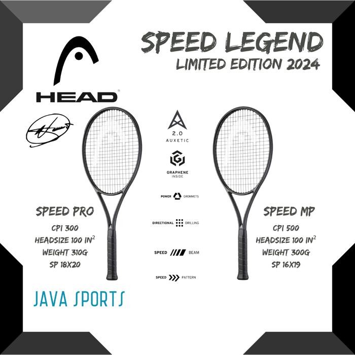 Jual Raket Tenis Head Speed LEGEND PRO MP Limited Edition Auxetic 2.0 ...
