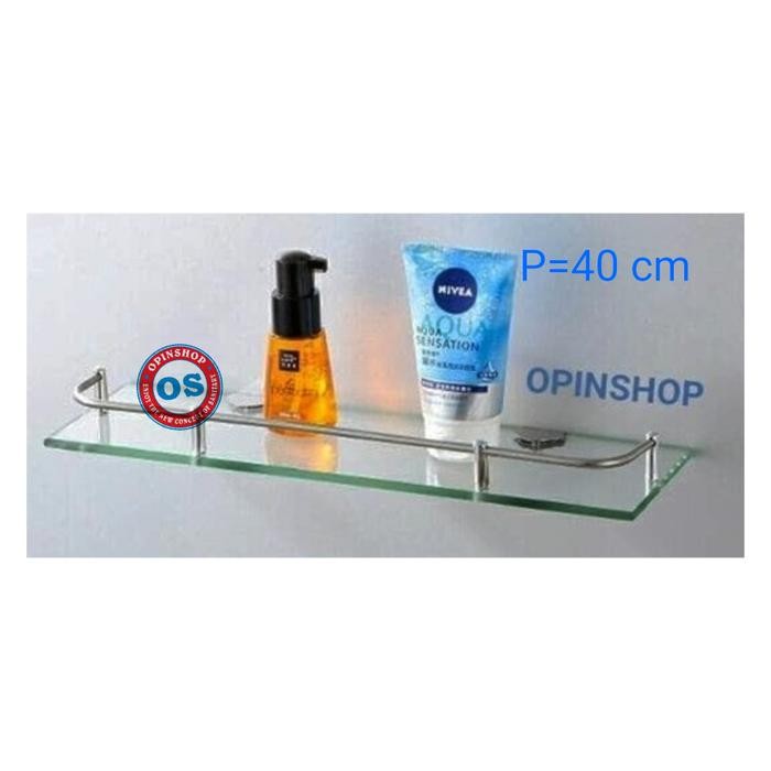Jual RAK KACA PERSEGI OS-C001-40 CM ( HANYA GOSEND) | Shopee Indonesia