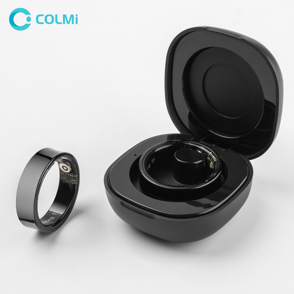 Jual 2024 COLMI R09 Smart Ring Men Women with Charging Case, Health and ...