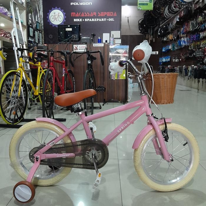 Jual SEPEDA ANAK ELEMENT SPRING 12,16,18 CLASSIC HI-TEN STEEL | Shopee ...