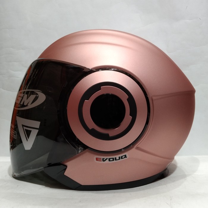 Jual Helm Gm Evouq Solid Rose Gold Doff Helm Half Face | Shopee Indonesia