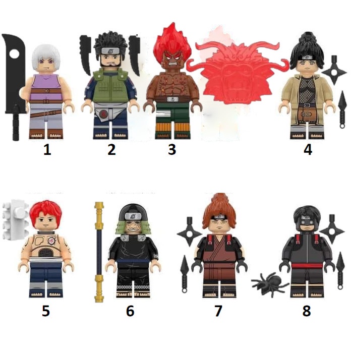 Jual Naruto Suigetsu Sarutobi Guy Anko Sasori Yamanaka Torune Action ...