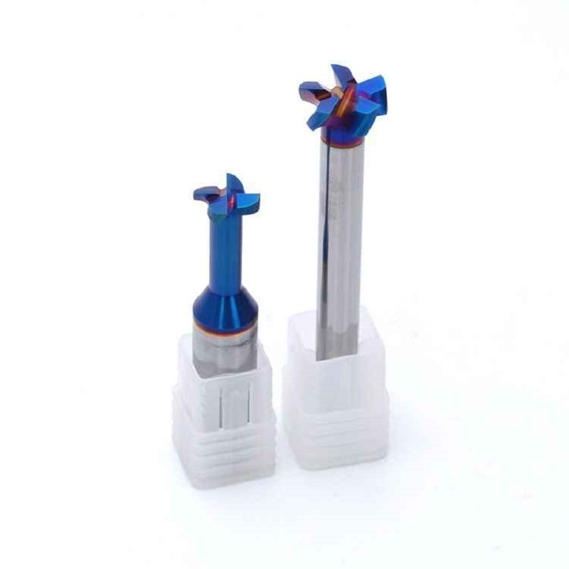 Jual Tungsten steel T-shaped milling cutter solid hard alloy T-shaped ...