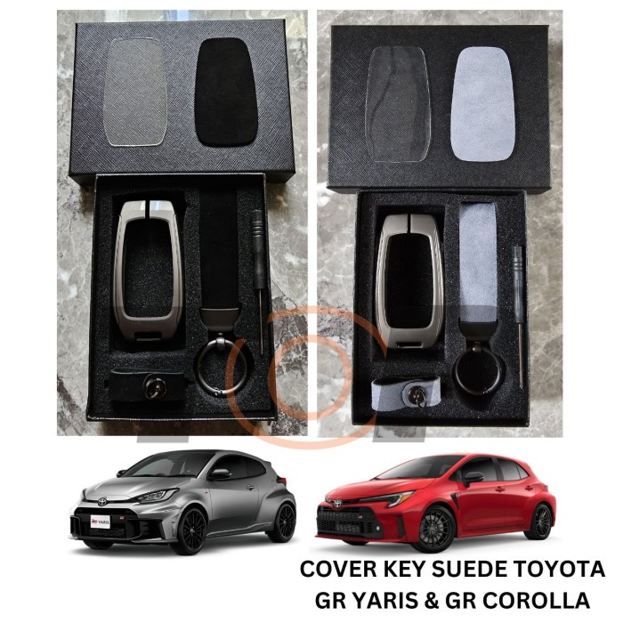 Jual READY STOCK COVER KEY SUEDE TOYOTA GR YARIS GR COROLLA CAR CASE ...