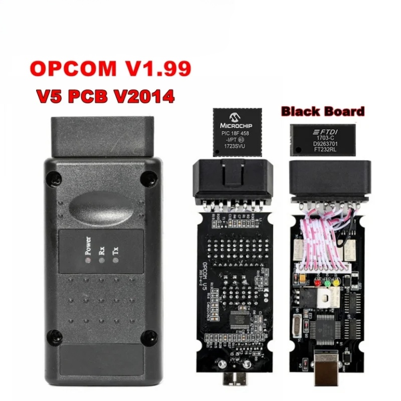 Jual SALE V1.99 OPCOM for opel OP COM interface with PIC18F458 FTDI ...