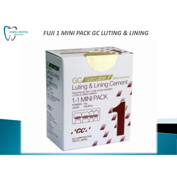 Jual Fuji 1 Mini Pack GC Gold Label Luting Cement Dental | Shopee Indonesia