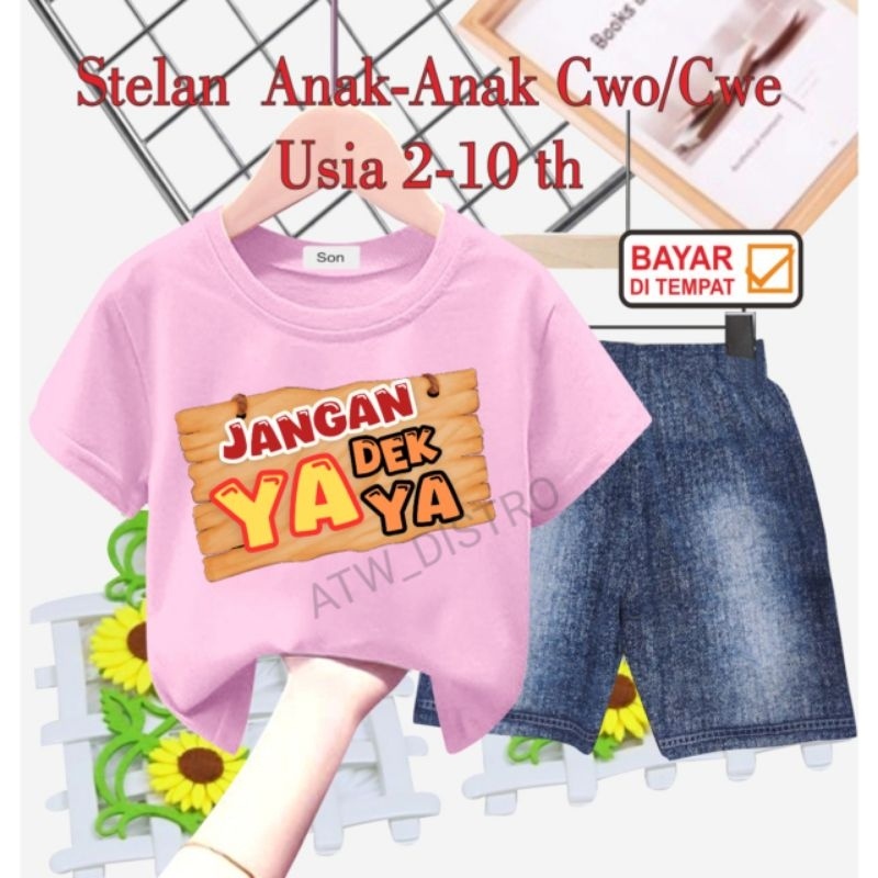 Jual Setelan Anak Laki Wanset Bocah Setcel 1 Set Kekinian Kids Atasan ...