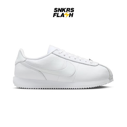 Jual NIKE Cortez 23 Premium Triple White Sepatu Sneakers Unisex