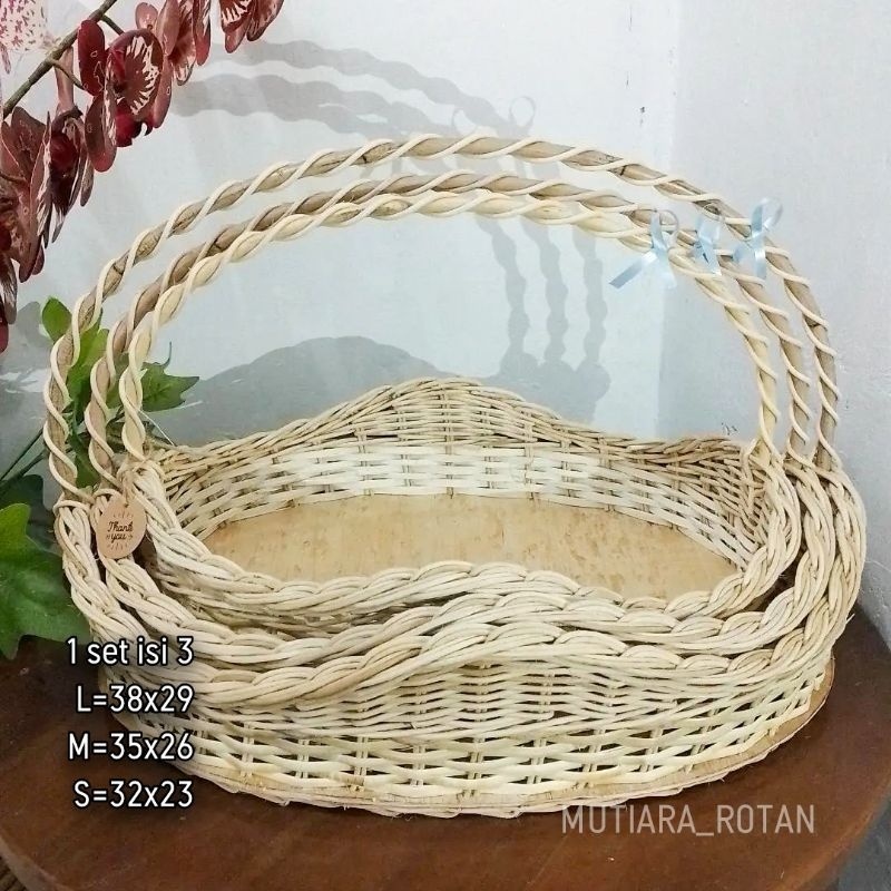 Jual KERANJANG ROTAN SERI BESAR SESERAHAN PERNIKAHAN | Shopee Indonesia