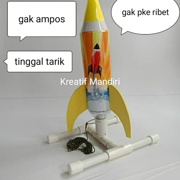 Jual PREMIUM [Mainan Edukasi] Roket Air + Alat Peluncur / Water Rocket ...