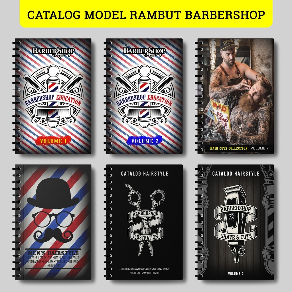Jual UM1 Buku Barbershop - Katalog Model Rambut Pria - Edisi Paling ...