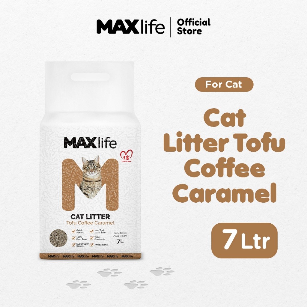 Jual RIMBA-12 MAXlife Cat Litter Tofu Coffee Caramel 7L | Shopee Indonesia