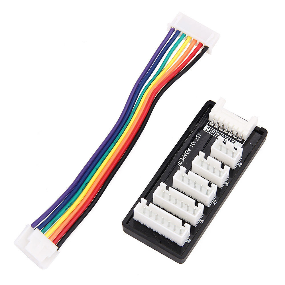 Universeel Laadboard Voor Lipo Accu's – 2S T/m 6S – Met XH Kabel – Geschikt Voor Imax B6 & Meer