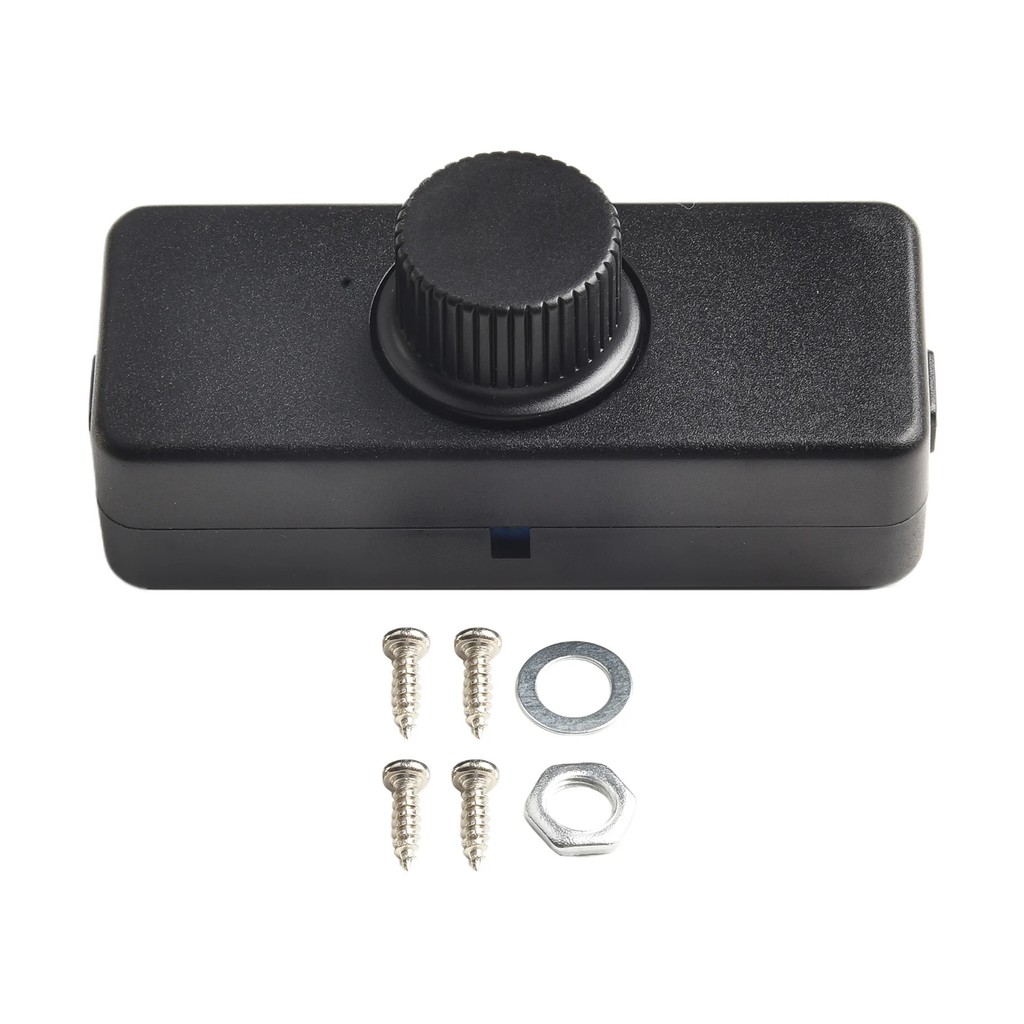 Jual Inline LED Dimmer Switch Built-In Rotary ON/OFF & Knob Control ...