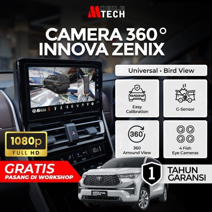 Jual Mobiletech Kamera AVM AHD 360 untuk Zenix Innova Hybrid Tipe Q ...