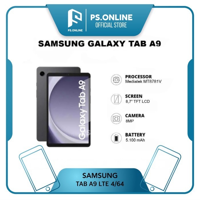 Jual (Expert) Samsung Galaxy Tab A9 4/64GB LTE / WIFI Garansi Resmi ...