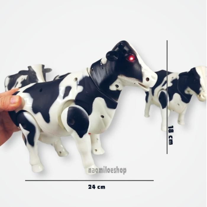 Jual MAINAN SAPI BATERAI lampu BISA JALAN + BUNYI SUARA | Shopee Indonesia