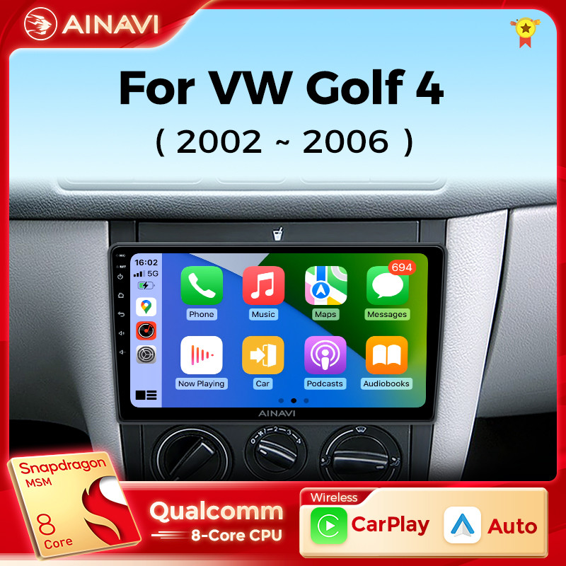 Jual Ainavi Car Radio Android 12 For Volkswagen VW Golf 4 IV Jetta MK4 ...