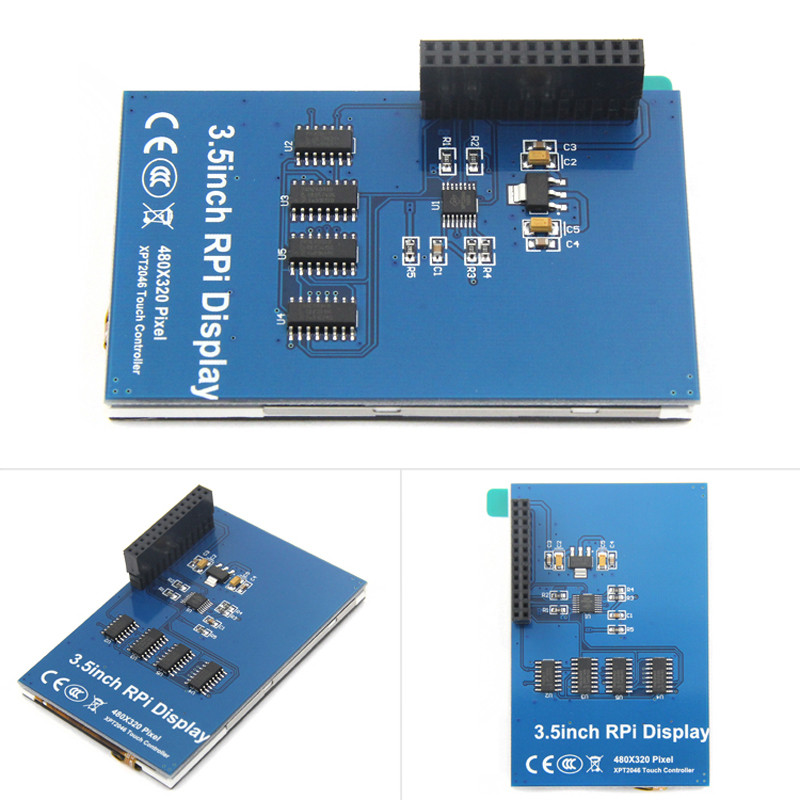 Jual 3.5 inch Raspberry Pi 3 Touch Screen TFT LCD 480*320 GPIO Display ...