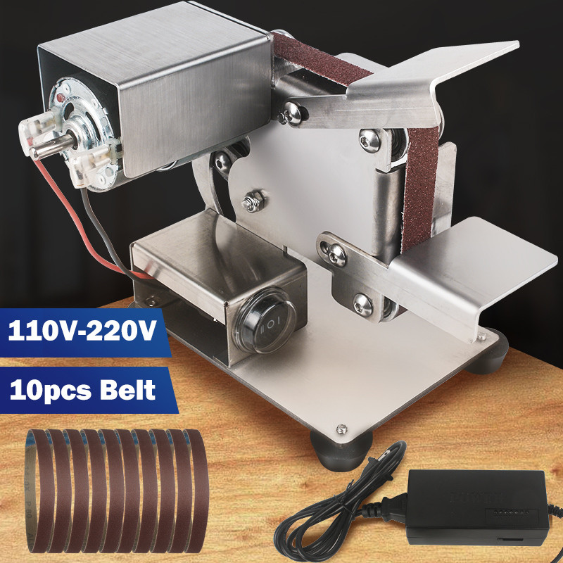 Jual Mesin Sabuk Elektrik Mini DIY Mesin Gerinda Pemoles Sander DIY ...