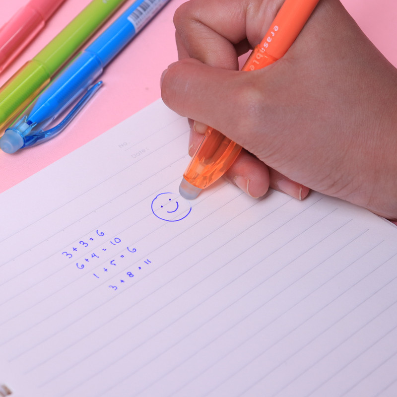 Bantex Erasable Pen 0.5 mm Pulpen Tinta Biru Bisa Dihapus Model Tutup BG1118 (6)