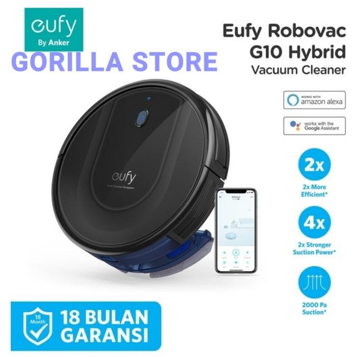 Jual Vacuum Cleaner Anker Eufy Robovac G10 Hybrid - T2150 | Shopee