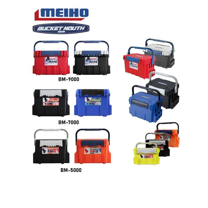 Jual Meiho Versus Bucket Mouth BM 5000 7000 9000 Tackle Box Kotak ...